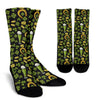 St Patrick's Day Leprechaun Beer Pattern Print Unisex Crew Socks-grizzshop