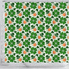 St Patrick's Day Leprechaun Pattern Print Bathroom Shower Curtain-grizzshop