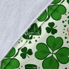 St Patrick's Day Leprechaun Pattern Print Blanket-grizzshop