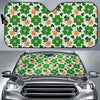 St Patrick's Day Leprechaun Pattern Print Car Sun Shade-grizzshop