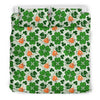 St Patrick's Day Leprechaun Pattern Print Duvet Cover Bedding Set-grizzshop