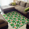 St Patrick's Day Leprechaun Pattern Print Floor Mat-grizzshop