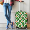 St Patrick's Day Leprechaun Pattern Print Luggage Cover Protector-grizzshop