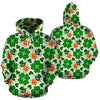 St Patrick's Day Leprechaun Pattern Print Men Women Pullover Hoodie-grizzshop