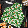 St Patrick's Day Leprechaun Pattern Print Men's Apron-grizzshop