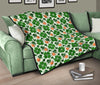 St Patrick's Day Leprechaun Pattern Print Quilt-grizzshop