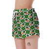 St Patrick's Day Leprechaun Pattern Print Women's Shorts-grizzshop