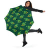 St Patrick's Day Leprechaun Print Pattern Automatic Foldable Umbrella-grizzshop