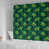 St Patrick's Day Leprechaun Print Pattern Bathroom Shower Curtain-grizzshop