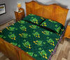 St Patrick's Day Leprechaun Print Pattern Bed Set Quilt-grizzshop