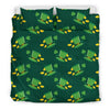 St Patrick's Day Leprechaun Print Pattern Duvet Cover Bedding Set-grizzshop