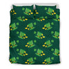 St Patrick's Day Leprechaun Print Pattern Duvet Cover Bedding Set-grizzshop