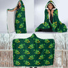 St Patrick's Day Leprechaun Print Pattern Hooded Blanket-grizzshop