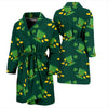 St Patrick's Day Leprechaun Print Pattern Men Long Robe-grizzshop