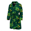 St Patrick's Day Leprechaun Print Pattern Men Long Robe-grizzshop