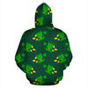 St Patrick's Day Leprechaun Print Pattern Men Women Pullover Hoodie-grizzshop