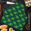 St Patrick's Day Leprechaun Print Pattern Men's Apron-grizzshop