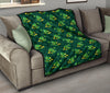 St Patrick's Day Leprechaun Print Pattern Quilt-grizzshop