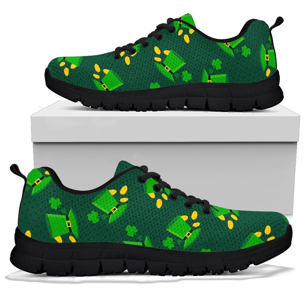 St Patrick's Day Leprechaun Print Pattern Sneaker Shoes For Men Women-grizzshop