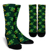 St Patrick's Day Leprechaun Print Pattern Unisex Crew Socks-grizzshop