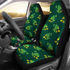 St Patrick's Day Leprechaun Print Pattern Universal Fit Car Seat Covers-grizzshop