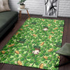 St Patrick's Day Shamrock Pattern Print Floor Mat-grizzshop