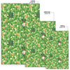 St Patrick's Day Shamrock Pattern Print Floor Mat-grizzshop