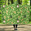 St Patrick's Day Shamrock Pattern Print Hooded Blanket-grizzshop