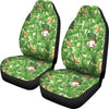 St Patrick's Day Shamrock Pattern Print Universal Fit Car Seat Covers-grizzshop