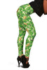 St Patrick's Day Shamrock Pattern Print Women Leggings-grizzshop