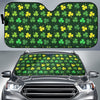 St Patrick's Day Shamrock Print Pattern Car Sun Shade-grizzshop