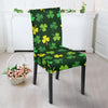 St Patrick's Day Shamrock Print Pattern Chair Cover-grizzshop