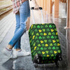 St Patrick's Day Shamrock Print Pattern Luggage Cover Protector-grizzshop