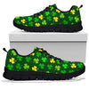 St Patrick's Day Shamrock Print Pattern Sneaker Shoes For Men Women-grizzshop