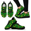 St Patrick's Day Shamrock Print Pattern Sneaker Shoes For Men Women-grizzshop