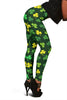 St Patrick's Day Shamrock Print Pattern Women Leggings-grizzshop