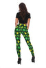 St Patrick's Day Shamrock Print Pattern Women Leggings-grizzshop