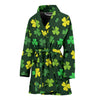 St Patrick's Day Shamrock Print Pattern Women Long Robe-grizzshop