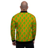 St. Patrick's Day Cute Clover Print Men's Bomber Jacket-grizzshop