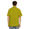 St. Patrick's Day Cute Clover Print Men's Hawaiian Shirt-grizzshop