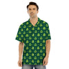 St. Patrick's Day Cute Print Pattern Men's Hawaiian Shirt-grizzshop