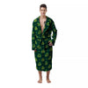 St. Patrick's Day Cute Print Pattern Men's Robe-grizzshop