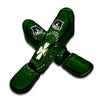 St. Patrick's Day Four Leaf Clover Print Muay Thai Shin Guards-grizzshop