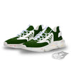 St. Patrick's Day Four Leaf Clover Print White Gym Shoes-grizzshop