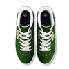 St. Patrick's Day Four Leaf Clover Print White Low Top Sneakers-grizzshop