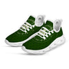 St. Patrick's Day Four Leaf Clover Print White Running Shoes-grizzshop