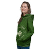 St. Patrick's Day Four Leaf Clover Print Women's Hoodie-grizzshop