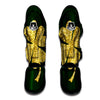 St. Patrick's Day Gold Clover Print Muay Thai Shin Guards-grizzshop