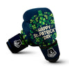 St. Patrick's Day Green Clover Print Boxing Gloves-grizzshop