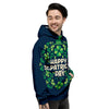 St. Patrick's Day Green Clover Print Men's Hoodie-grizzshop